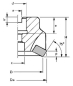 Preview: Nebenschneiden-Planfräser 75° APKT1604 Ø 63 mm Z=4