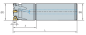 Preview: Eckschaftfräser 90° XNKT06040. Ø 26 mm IK Z=3 L=200 mm