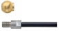 Preview: Brass KD 1405 Kugel  Ø 14 mm Rohrlänge 50 mm