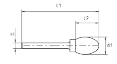 HM-Frässtift TRE 4  S3    3X38