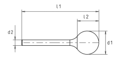 HM-Frässtift KUD 1A  S6  12X55