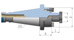 Quernut-Aufsteckfräsdorn DIN 6357 SK40 DIN2080x16x30