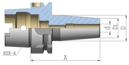 Schrumpffutter 4,5° HSK 100Ax16x100 für HM-Schäfte h6