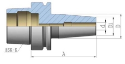 Schrumpffutter 4,5° HSK 63Ex04x160 für HM Schäfte h6