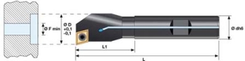 Vorwärtsschaftsenker CCMT09T3 Ø 23 mm