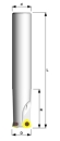 Hochvorschub-Schaftfräser WPMW053515 Ø 21 mm Z=2 überlang