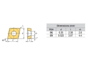 CCMT09T304-MP NC5330 Stahl (P) Inox (M) Guß (K)