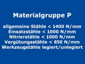 WNMG080404-VF NC5330 Stahl (P) Inox (M) Guß (K)