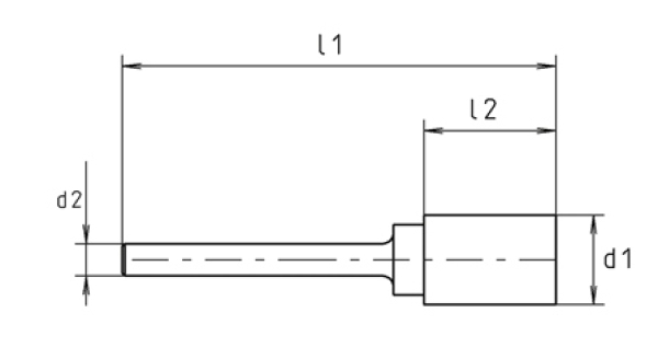 HM-Frässtift ZYA 0  S6 10x65