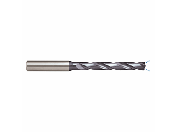 VHM-Bohrer Ø 6,3 mm IK 140° 5xD spiralgen. P/M/K/S/N