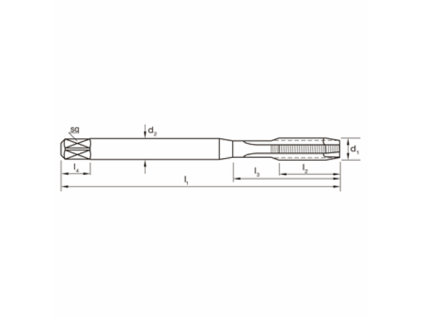 HSSE Ni GWB DIN371 Metrisch M8 Typ Gun W