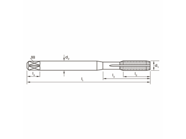 HSSE TiCN GWF DIN2174 Metrisch M3,5 Typ RLC N