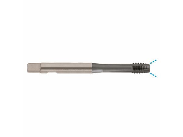 Gewindebohrer Synchro Metrisch M12 PM-HSSE V3 TiCN Typ Gun IK HSC